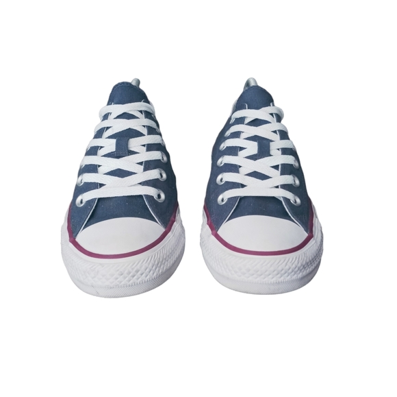 Converse All Stars Chuck Taylor Blue Canvas Low Top Unisex Sneakers W9 M7 - Picture 3 of 8